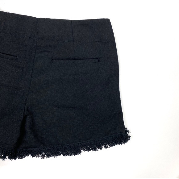 LOFT The Riviera Linen Blend Cutoff Raw Hem Shorts - Picture 5 of 8